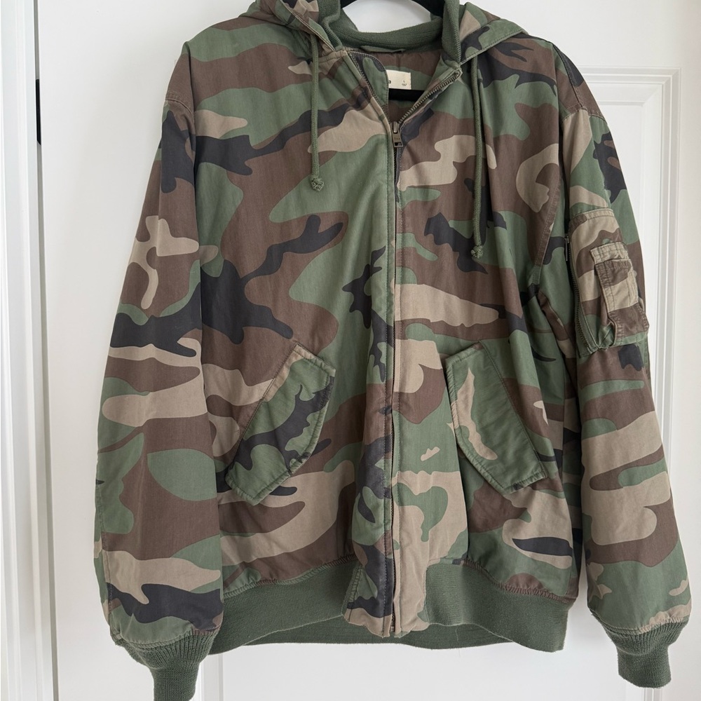 TNA Camouflage Hooded Jacket